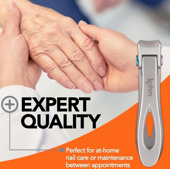 Kohm CP-120L Heavy Duty Wide Jaw Toenail Clippers - NEW - Picture 5 of 8